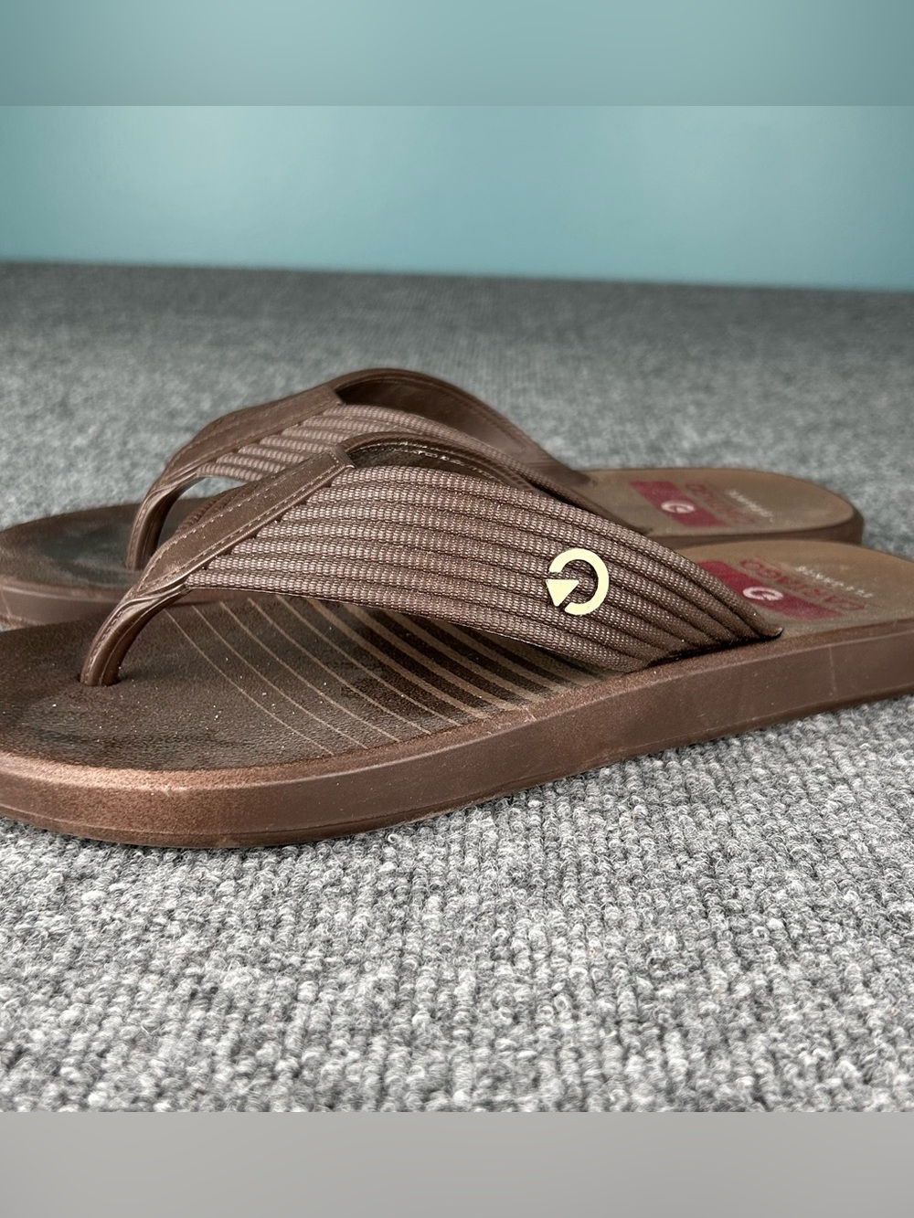 Cartago Elegante Dunas VI Flip Flop Thong Sandal Brown Mens 11 Casual Beach
